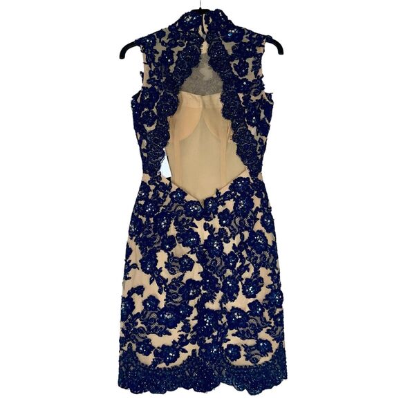 Sherri Hill Sheath Dress Lace Mini - Picture 6 of 10